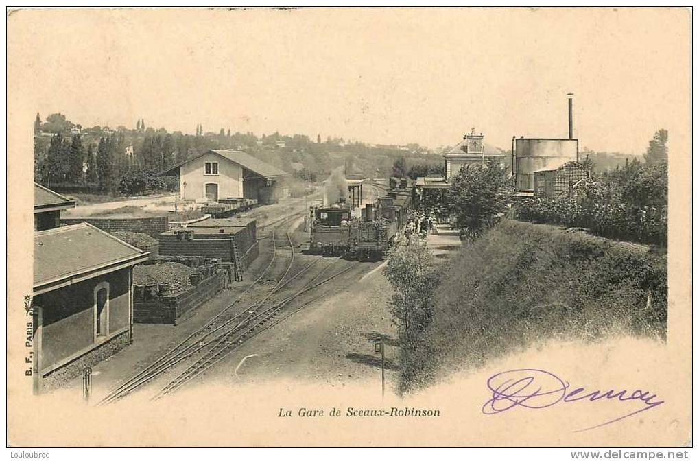 92 LA GARE DE SCEAUX ROBINSON - Otros & Sin Clasificación