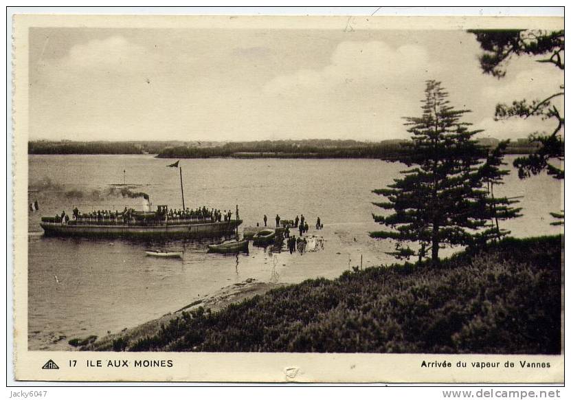 ILE Aux Moines - Arrivée Du Vapeur De Vannes - Ile Aux Moines