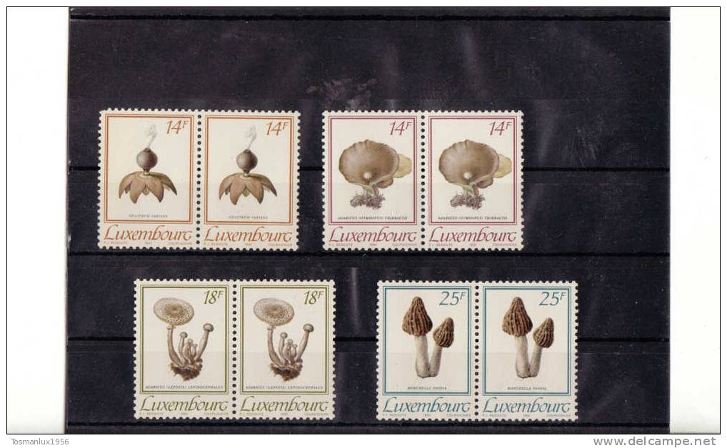 LUXEMBOURG 1991 CHAMPIGNONS DE  LUXEMBG. LA SERIE :  BLOC DE 2 TIMBRES  TTBE / ** /  ( NEUF) - Unused Stamps