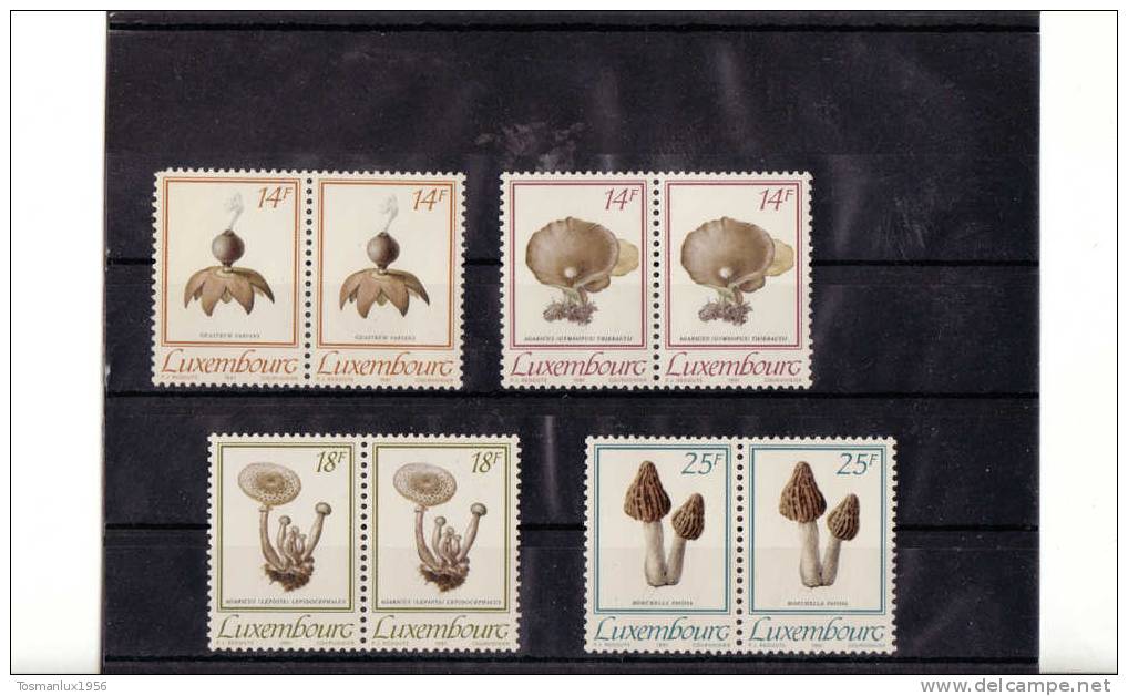 LUXEMBOURG 1991 CHAMPIGNONS DE  LUXEMBG. LA SERIE :  BLOC DE 2 TIMBRES  TTBE / ** /  ( NEUF) - Neufs