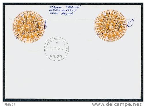 Yugoslavia - F. D. C. Joy Of Europe Festival Cover. Registered And Express Sent Value-letter Loco Zagreb 01. 10. 1988. - Autres & Non Classés