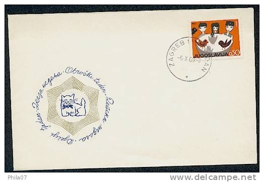 Yugoslavia - Cover Issued For The Occasion Of Children´s Week With Commemorative Stamp And Cancel 05. X. 1969, Interesti - Autres & Non Classés