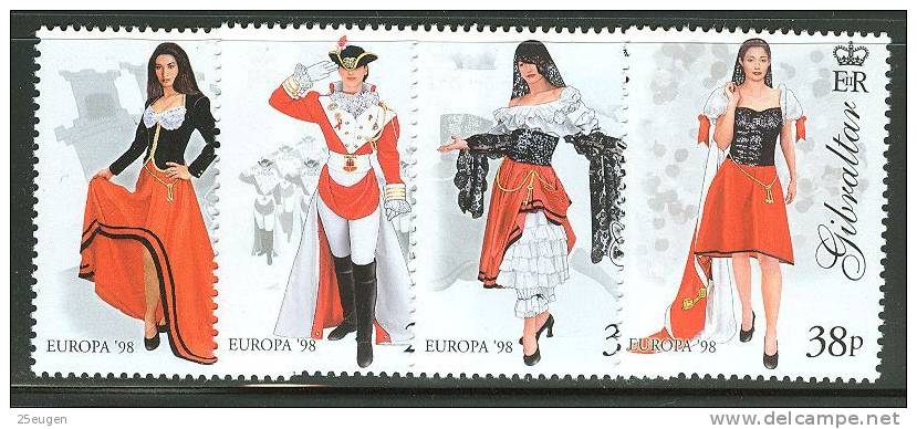 GIBRALTAR  1998 EUROPA CEPT   MNH - 1998