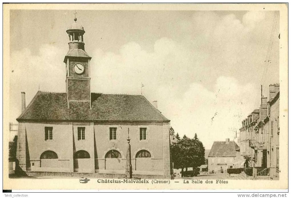 CHÂTELUS-MALVALEIX - La Salle Des Fêtes - Chatelus Malvaleix