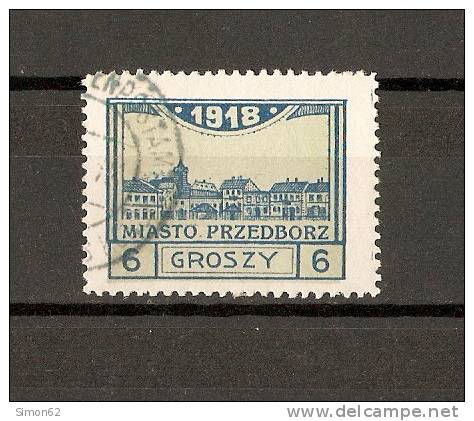 POLOGNE  Timbres Locaux De La Ville De Przedborz  1918 N* 5  Oblitéré - Unused Stamps