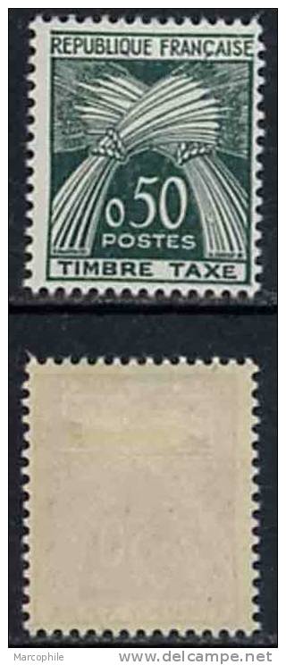 TIMBRE TAXE / 1960 - # 93 / 0.50 F. VERT FONCE * / COTE 15.00 EURO (ref T339) - 1960-.... Neufs