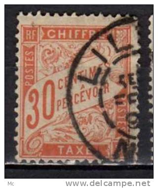 France Taxe N°  34 Oblitéré °  .. - 1859-1959 Used