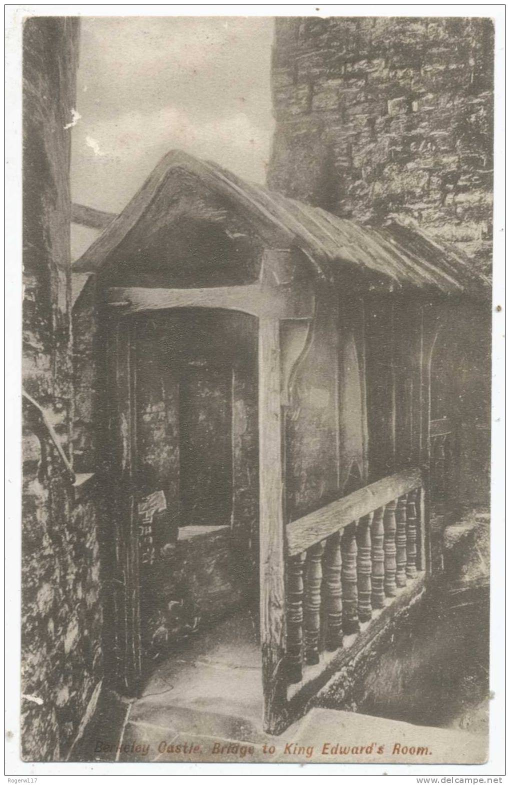 Berkeley Castle, Bridge To King Edward's Room, 1906 Postcard - Other & Unclassified