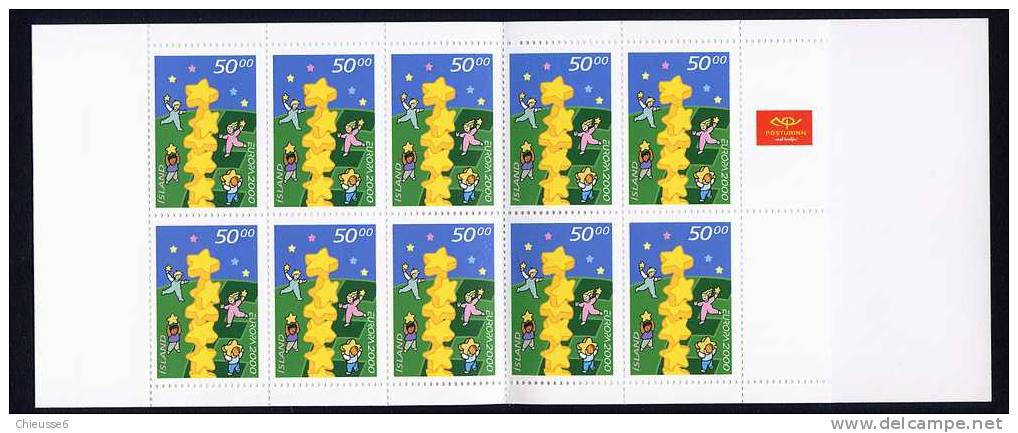 Islande **  C890 -  Europa 2000 - Postzegelboekjes