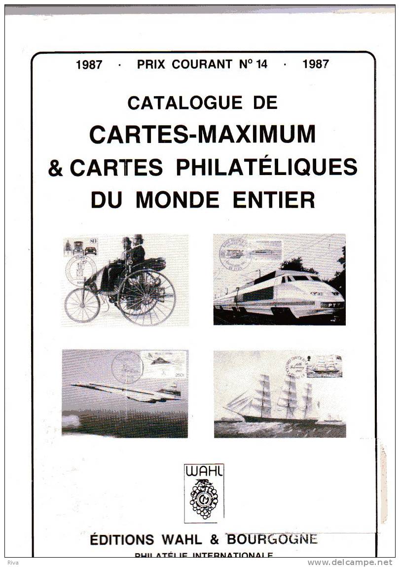 Catalogue De Cotation De 1987 En Trés Bon état .(92 Pages Plusieurs Mill/ De Prix - Livres & Catalogues
