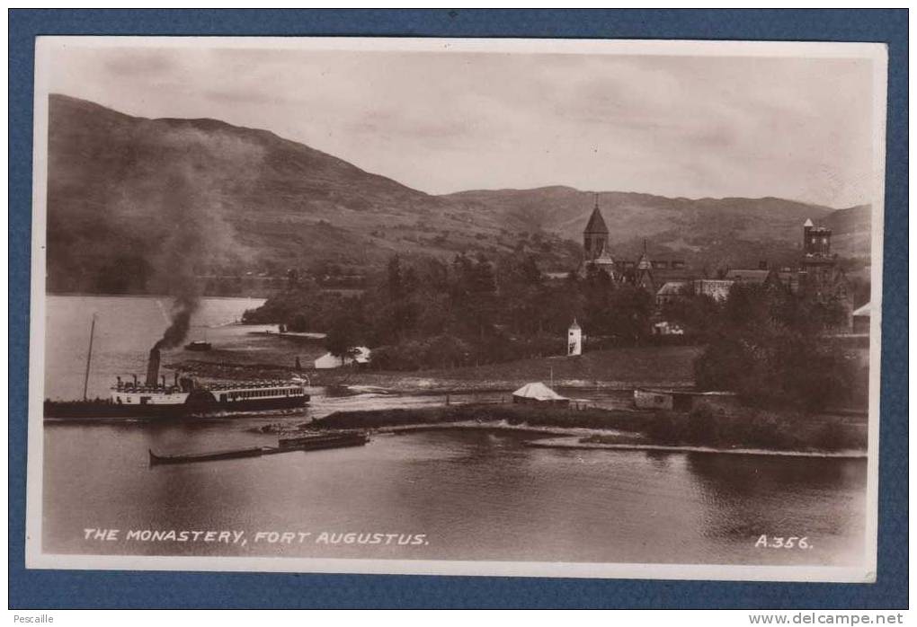 SCOTLAND INVERNESS-SHIRE HIGHLAND - CP THE MONASTERY FORT AUGUSTUS - A.356 VALENTINE & SONS - BOAT - Inverness-shire