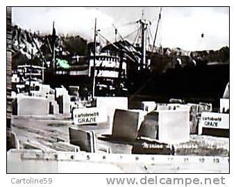 MARINA DI CARRARA PORTO MARMOI E NAVE SHIP CARGO VB1966 DE5291 - Carrara