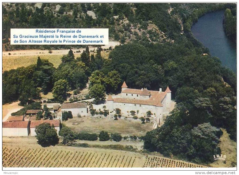 CPM 46 - Luzech - Château De Caix - Propriété De Sa Majesté La Reine Du Danemark - Luzech