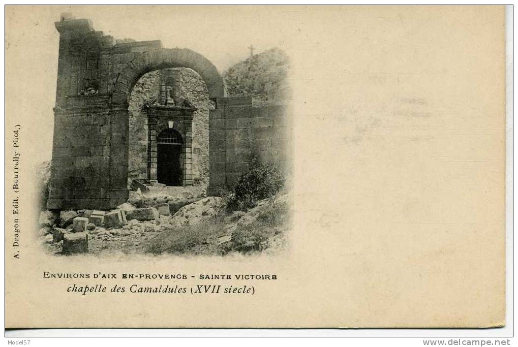 Environs D'AIX-EN-PROVENCE - Sainte Victoire - Chapelle Des Camaldules -1900 - Aix En Provence