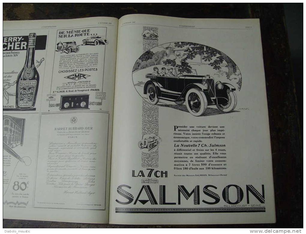 +1926  AUTOS ;Le POURQUOI-PAS ;Dans la cité de Saint-François d' Assise (impt document); USA ;Eboulement VALAIS; Venise