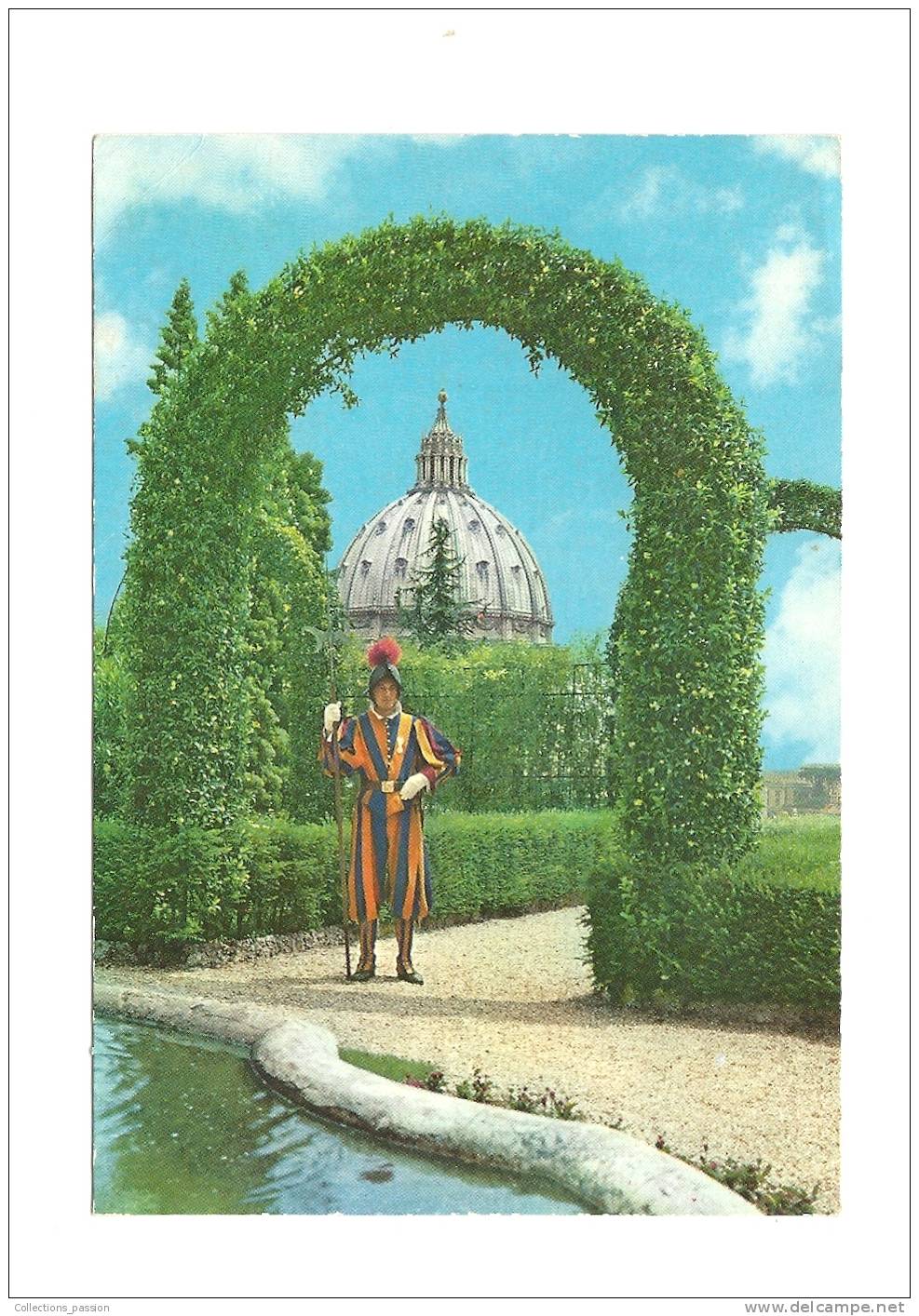 Cp, Vatican, Les Jardins Du Vatican, écrite - Vatikanstadt