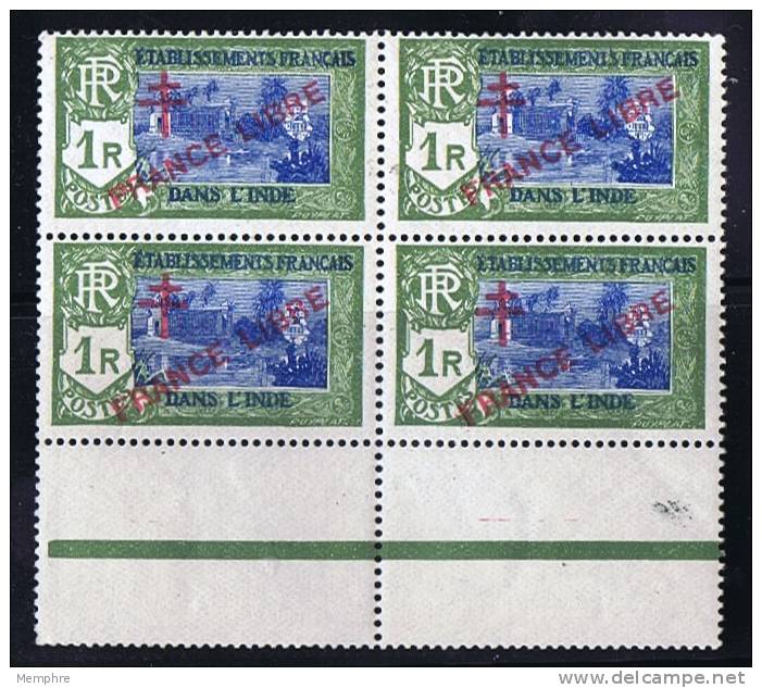 Yv 167  Maury 215II Bloc De 4 + Interpanneau + Erreur «PRANCE» Timbre Sup. Gauche  Bloc  Complet ** Signé MNH - Neufs