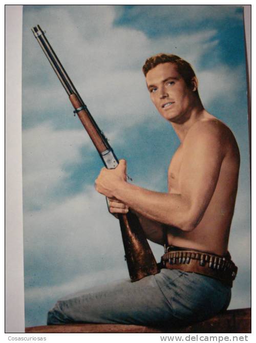 674 TY HARDIN  BRONCO    ACTOR  ACTEUR CINE CINEMA FILM  POSTCARD YEARS 1960 - TV Series