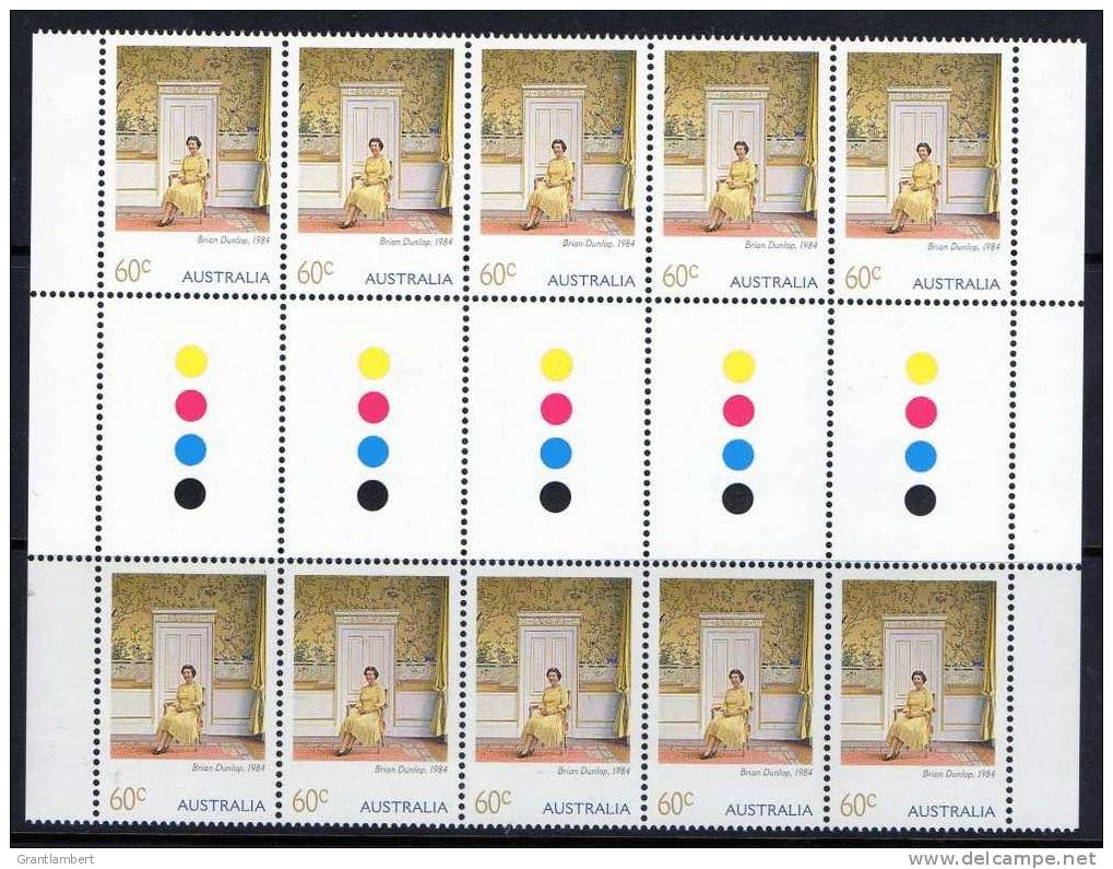 Australia 2011 Queen's 85th Birthday Gutter Block Of 10 MNH - Mint Stamps