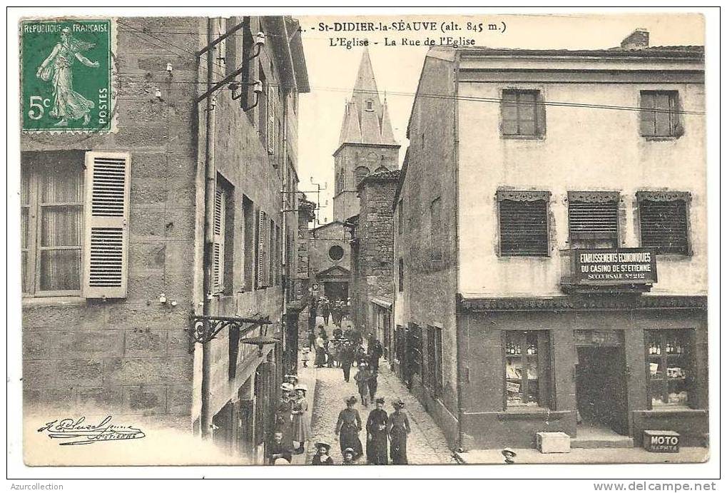 ST DIDIER DE SEAUVE . RUE DE L'EGLISE - Autres & Non Classés