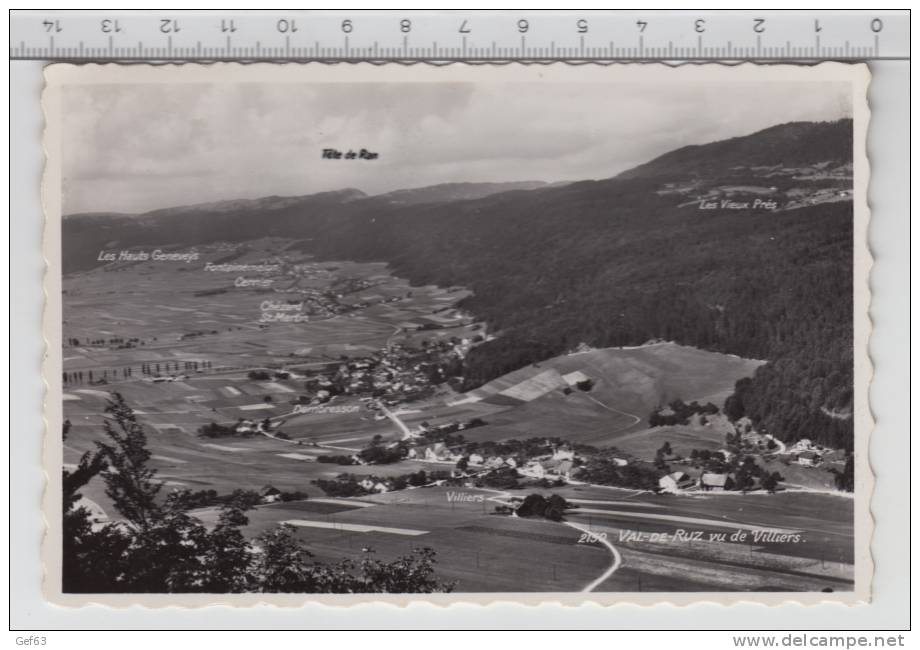 Val-de-Ruz Vu De Villiers - Dombresson, Chézard St. Martin, Cernier, Fontainemelon, Les Hauts-Geneveys, Les Vieux - Cernier