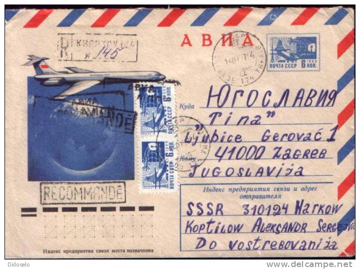 Nice Air Mail Cover - Lettres & Documents