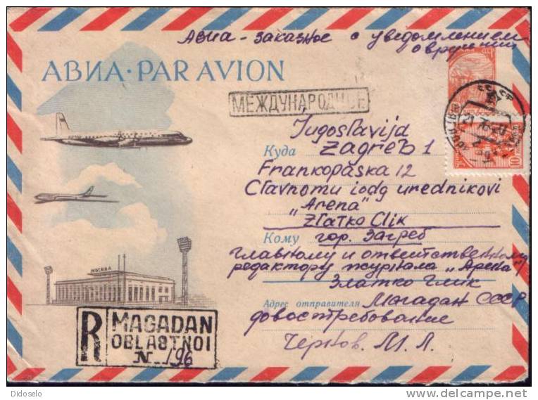Nice Air Mail Cover - Cartas & Documentos