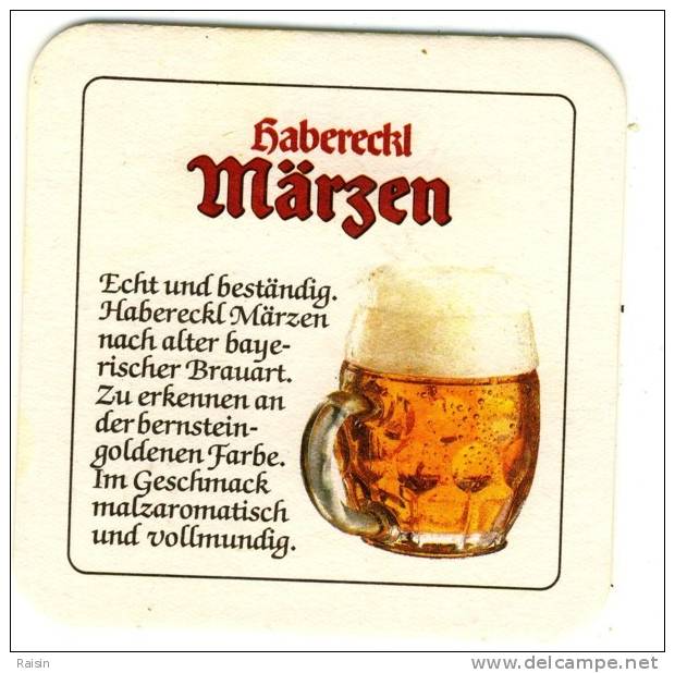 Habereckl Märzen  SB  Bi-face TBE - Sous-bocks