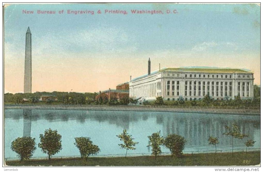 USA – United States – New Bureau Of Engraving & Printing, Washington D.C. Early 1900s Unused Postcard [P3592] - Washington DC