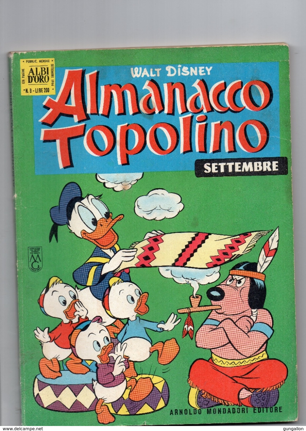 Almanacco Topolino Mondadori 1966) N. 9 - Disney