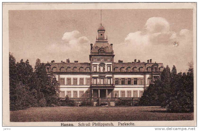 Deutschland-Hessen, Hanau, Schloss Philippsruh 1925, Gelaufen Nein - Hanau