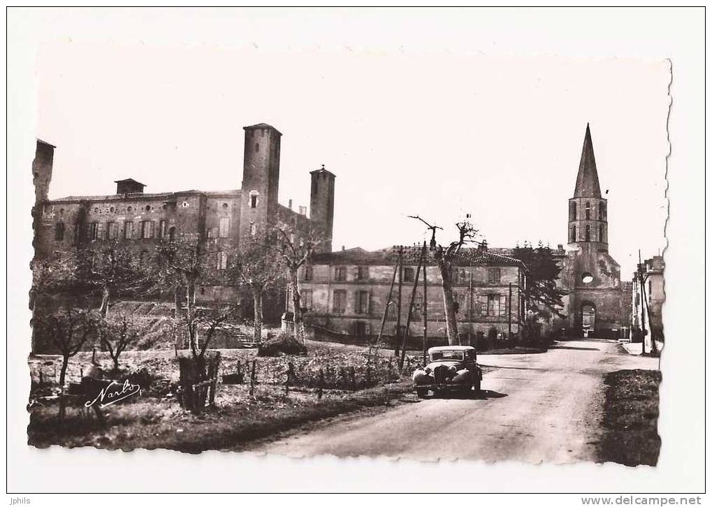 ( 82 ) SAINT NICOLAS DE LA GRAVE Le Chateau Et L'église - Saint Nicolas De La Grave
