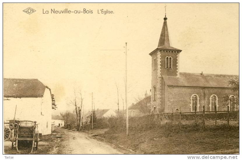 La Neuville-au-Bois - L´Eglise -1938 ( Voir Verso ) - Tenneville