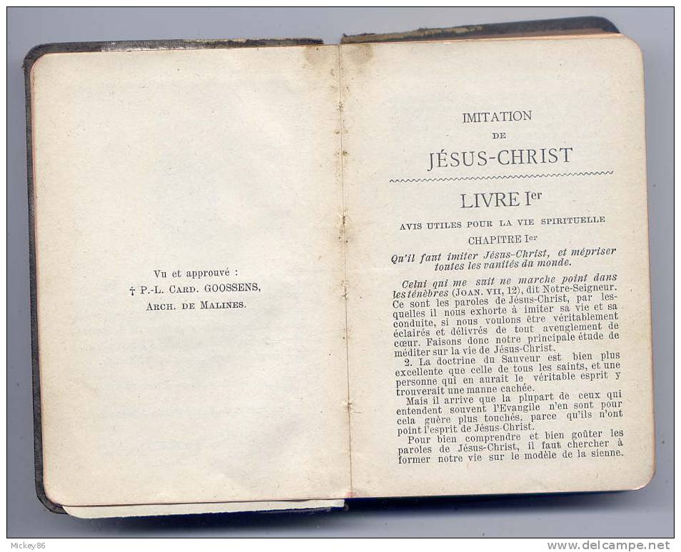 Religion Catholique--IMITATION De JESUS-CHRIST  N° 611 Librairie Religieuse De LA ROCHE SUR YON-85- - 1901-1940