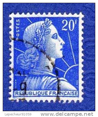 France Y&t : N° 1011B - 1955-1961 Marianne (Muller)