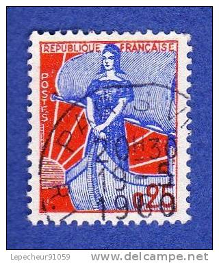 France Y&t : N° 1234 - 1959-1960 Marianne (am Bug)
