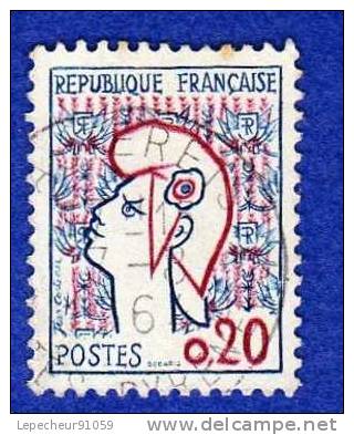 France Y&t : N° 1282 - 1961 Marianne Of Cocteau