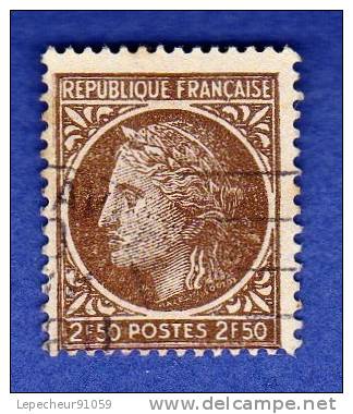 France Y&t : N° 681 - 1945-47 Ceres (Mazelin)