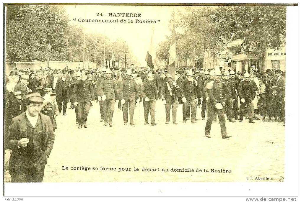 CPA  NANTERRE, Couronnement De La Rosière 3954 - Inaugurations