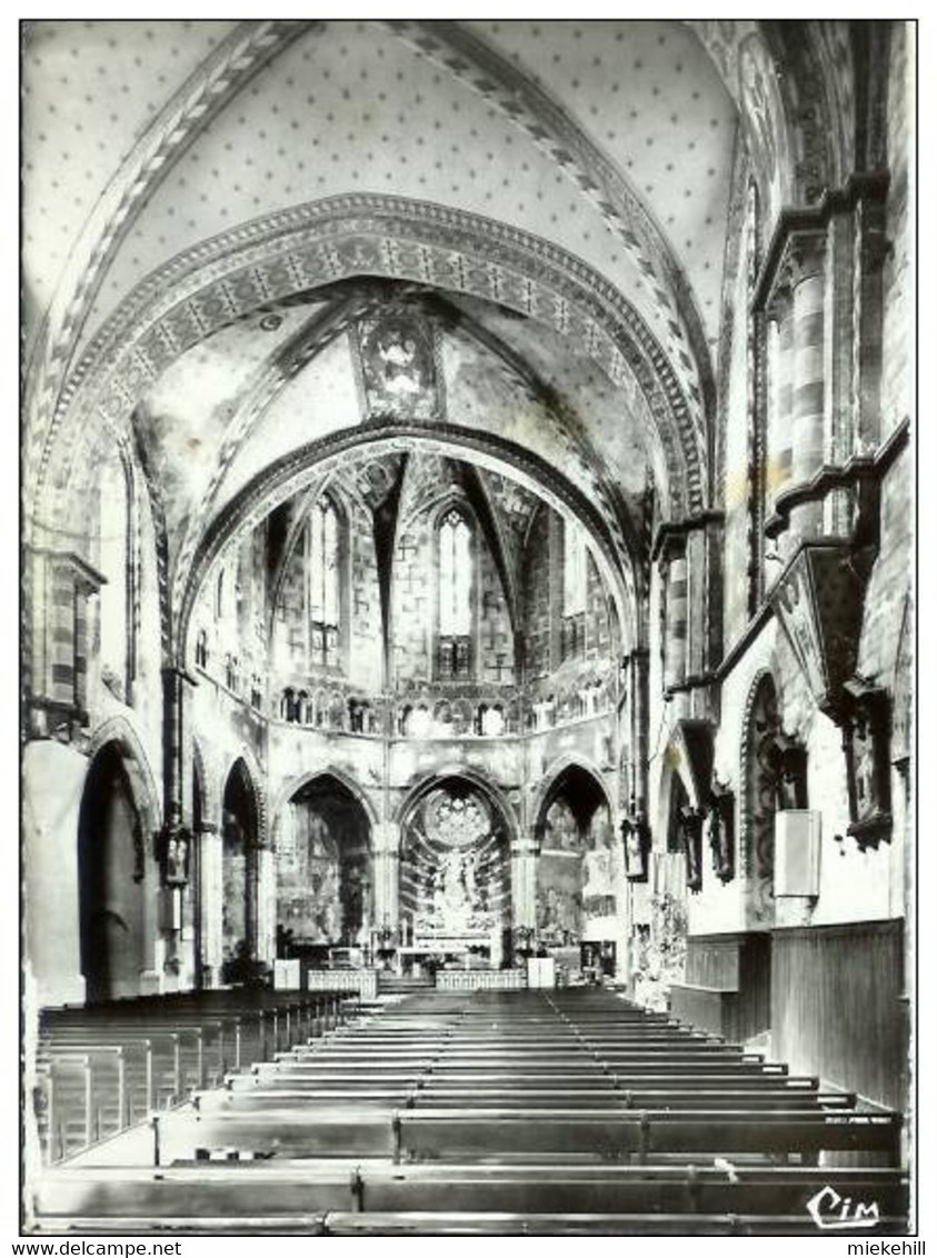 81-RABASTENS-INTERIEUR DE L'EGLISE NOTRE-DAME DU BOURG - Rabastens