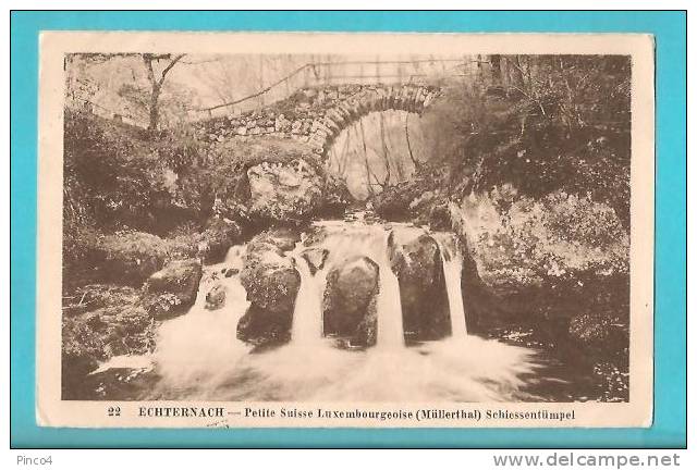 LUXEMBOURG ECHTERNACH CARTOLINA VIAGGIATA NEL 1932 - Echternach