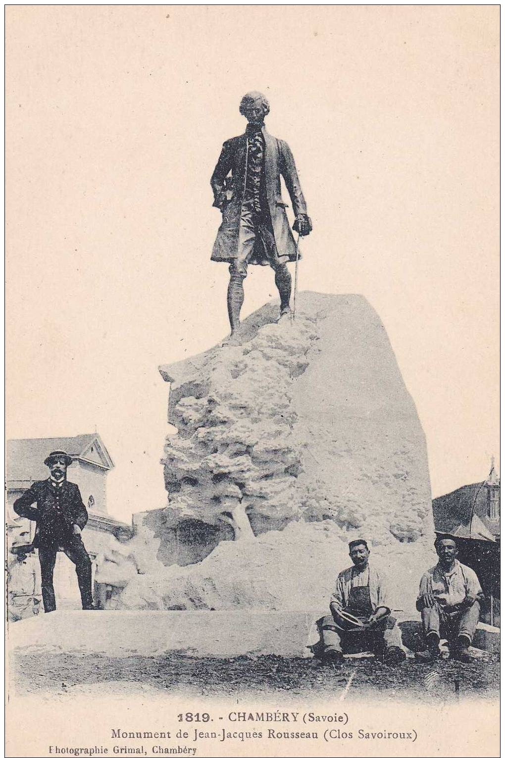 12d - 73 - Chambéry - Savoie - Monument De Jean-Jacques Rousseau (Clos Savoiroux) - Chambery