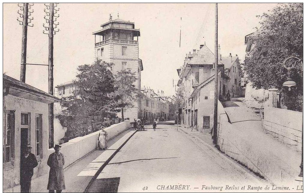 12d - 73 - Chambéry - Savoie - Faubourg Reclus Et Rampe De Lemène - Chambery