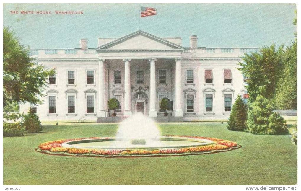 USA – United States – The White House, Washington Early 1900s Unused Postcard [P3606] - Washington DC