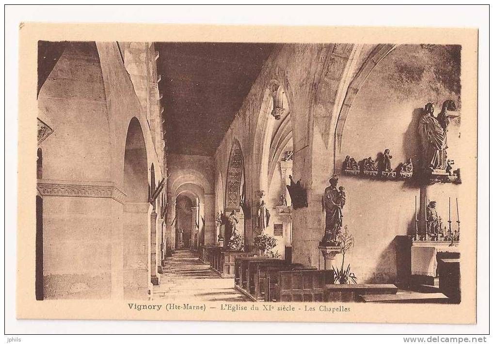 (52)  VIGNORY L'église Du XIe Siecle  Les Chapelles - Vignory