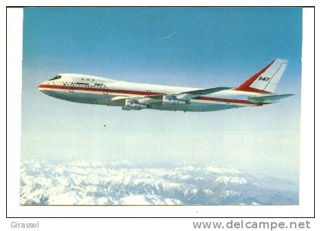 CPSM AVION BOEING 747 - 1946-....: Moderne