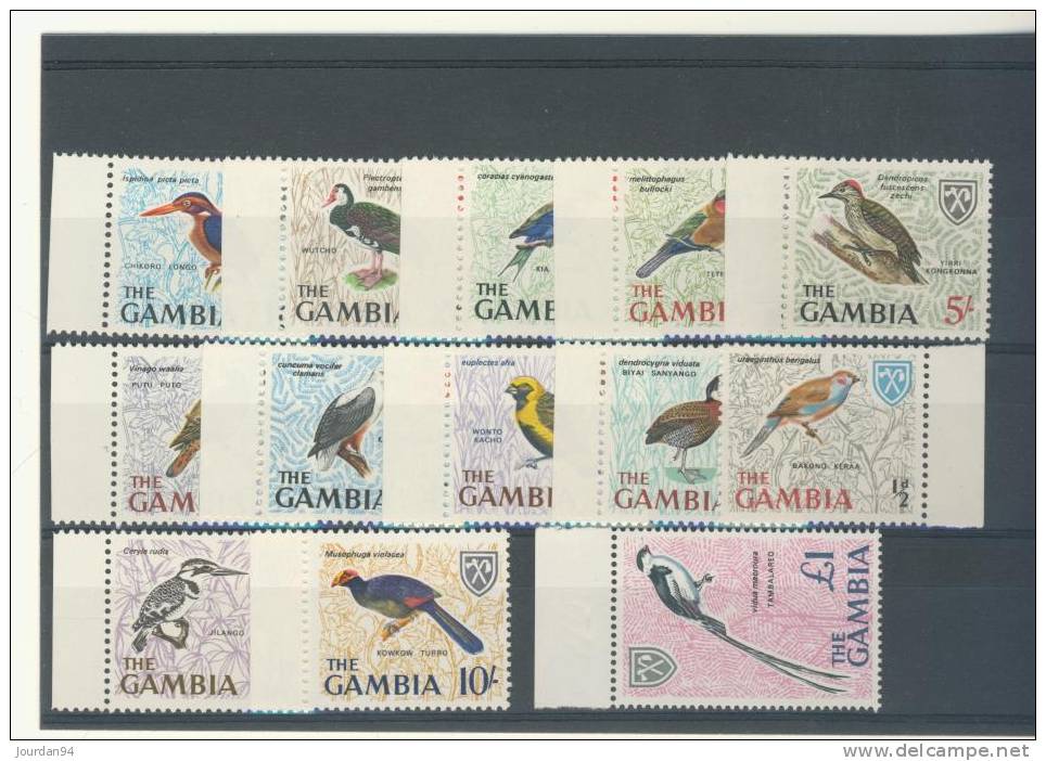 GAMBIE               N°    208    à     220 - Gambie (1965-...)