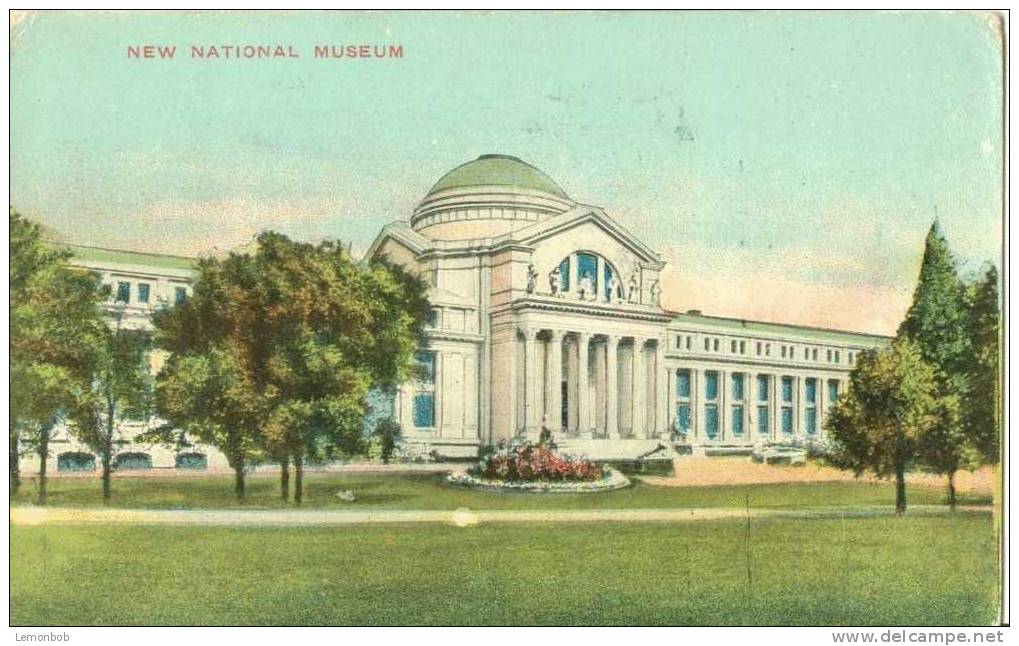 USA – United States – New National Museum, Washington 1910 Used Postcard [P3613] - Washington DC