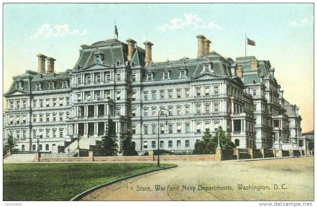 USA – United States – State, War & Navy Departments, Washington D.C. Early 1900s Unused Postcard [P3646] - Washington DC