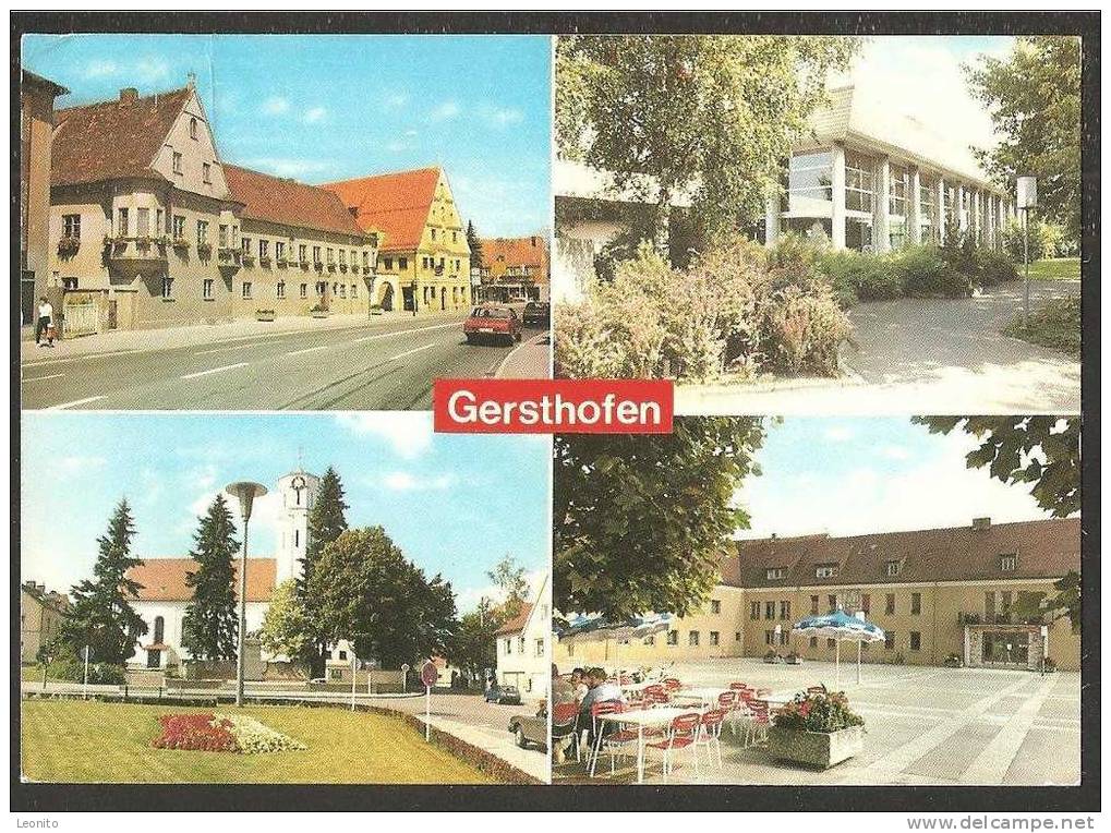 Gersthofen Stempel !! Junge Stadt Der Wirtschaftlichen Aufwärtsentwicklung 1985 - Gersthofen